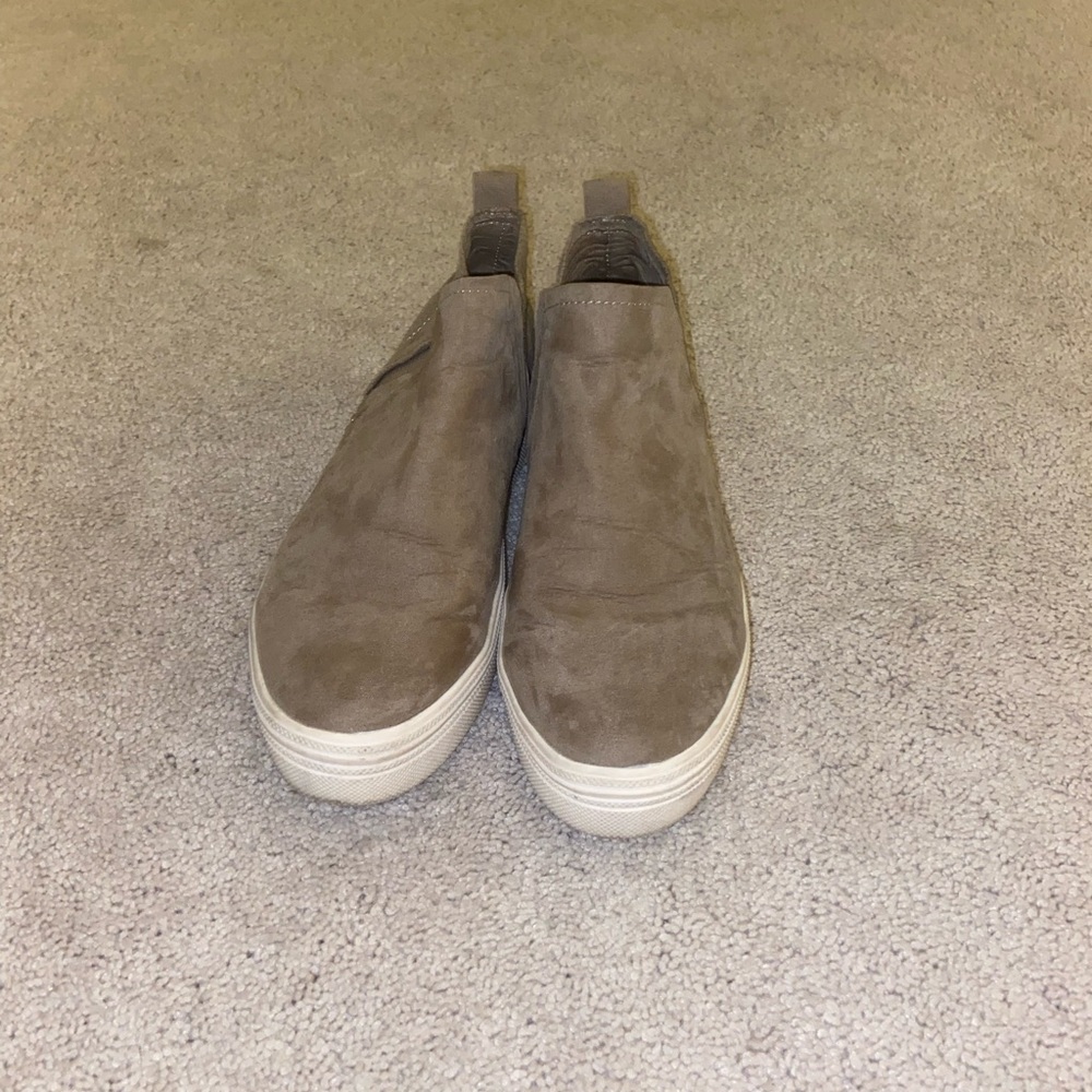 Tan sneakers
